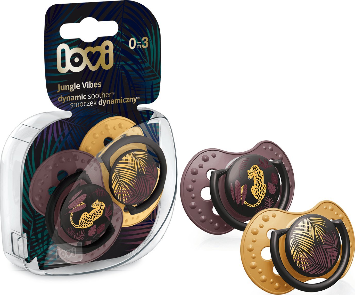 Lovi Smoczek 0-3m (2 szt.) Jungle Vibes Girl 22/901 Lovi