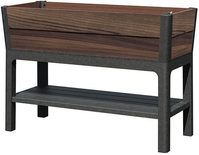 Skrzynia ogrodowa Keter DECO ELEVATED BED+SHELF Brazilian