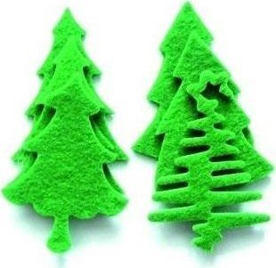 Choinki z filcu 6szt