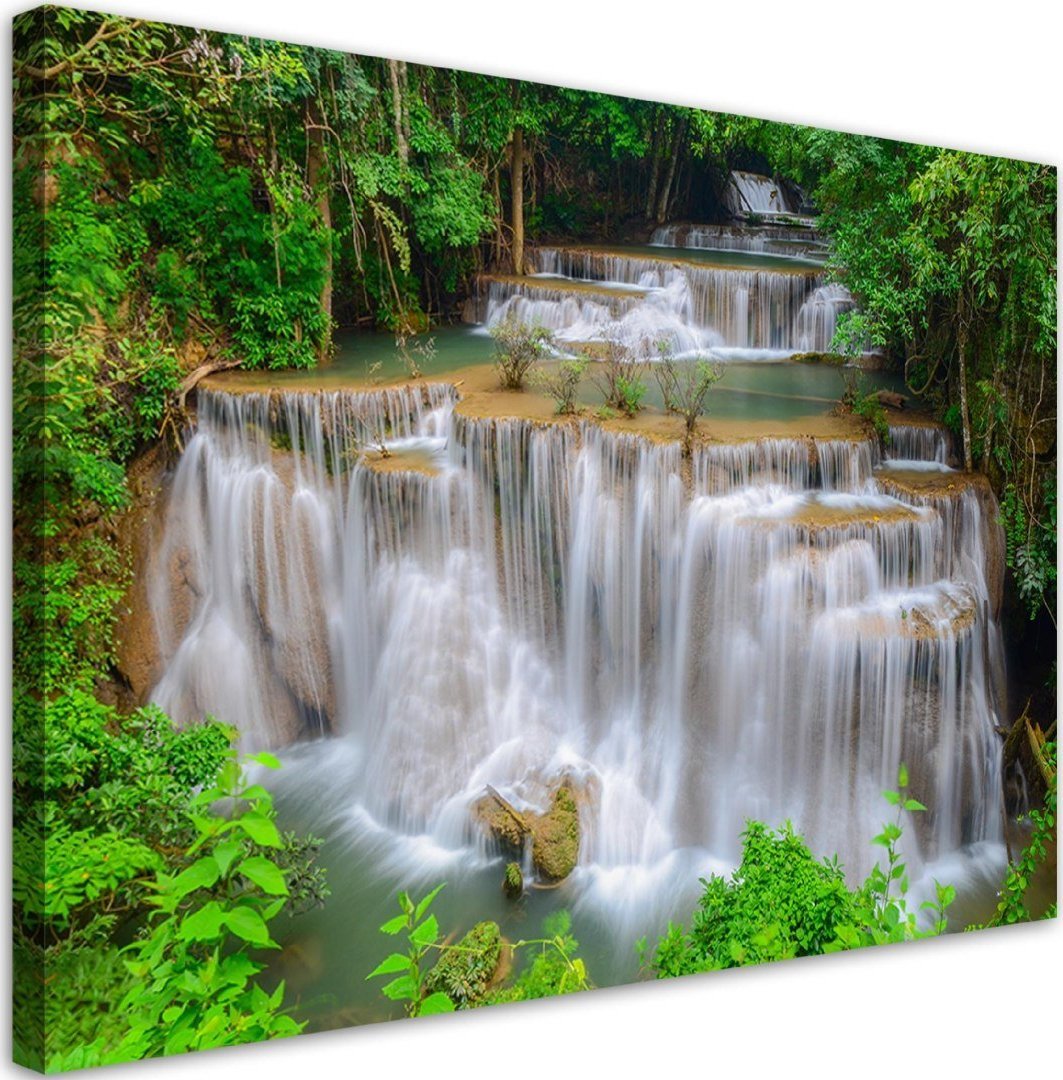 Feeby Obraz, Spływ wodospadu - 120x80