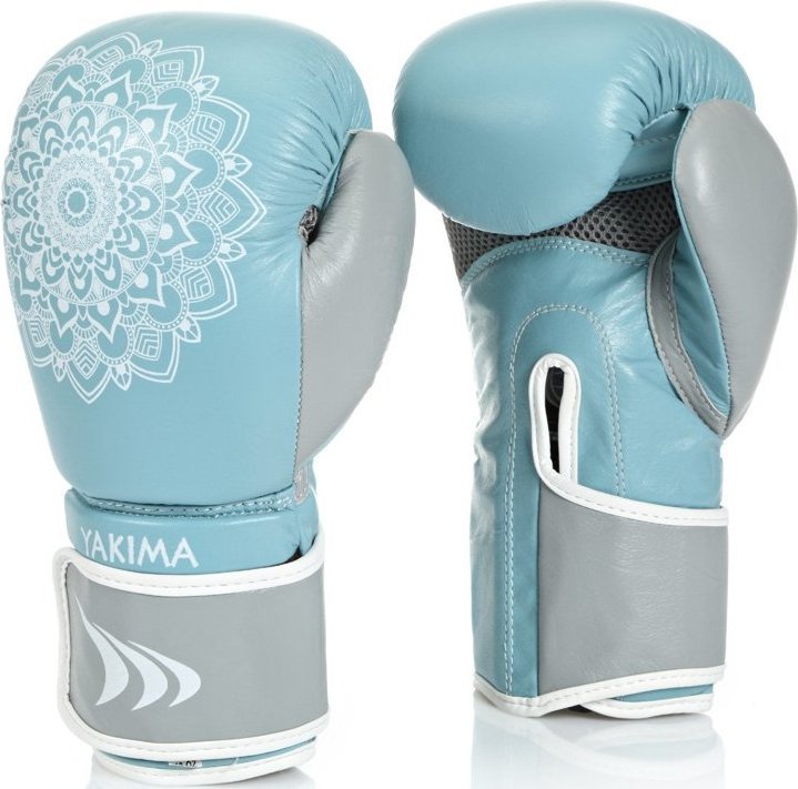YakimaSport Rękawice kobiece MANDALA BLUE/GREY 8 oz