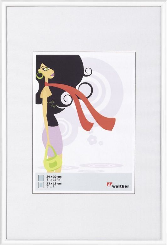 Ramka Walther New Lifestyle, 20x30, plastikowa, biała (KV030W)