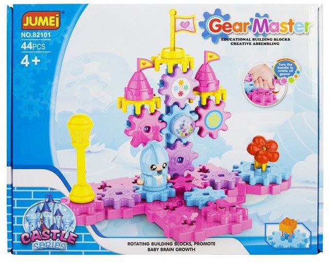 Ruchome klocki Jumei 4+ ZAMEK 44 elementy