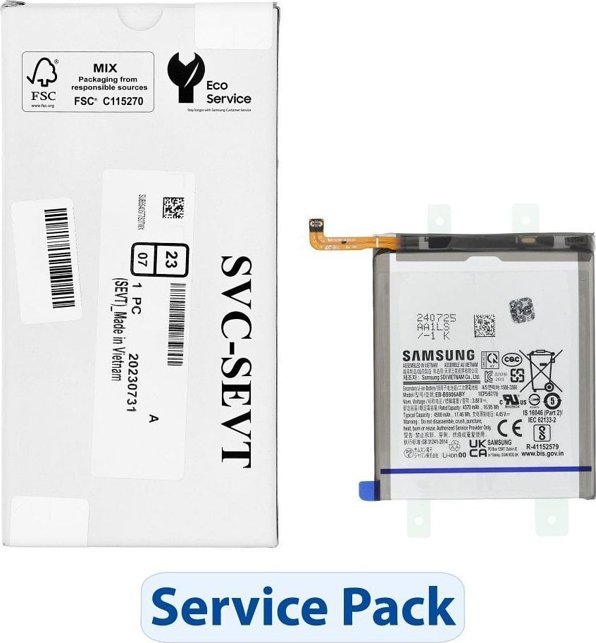 ServicePack Bateria EB-BS906ABY do SAMSUNG S22 PLUS GH82-27502A