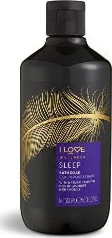 I love I Love, Wellness Sleep, Essential Oils, Nourishing & Moisturizing, Chamomile & Lavender, Bath Soak, 500 ml Unisex