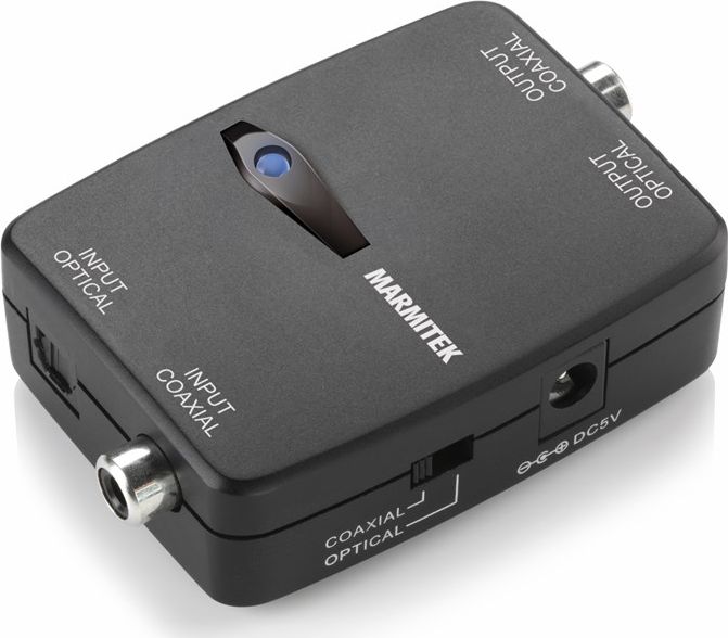 System przekazu sygnału AV Marmitek Marmitek Connect TC22 Audio converter Toslink coaxial