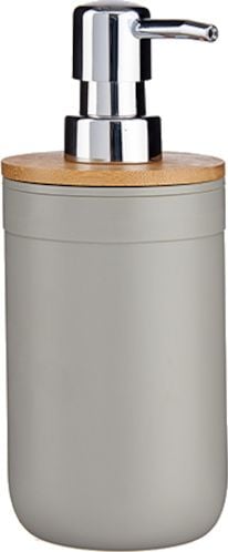 Dozownik do mydła dozownik do mydła 350 ml 8 x 17 cm polipropylen szary