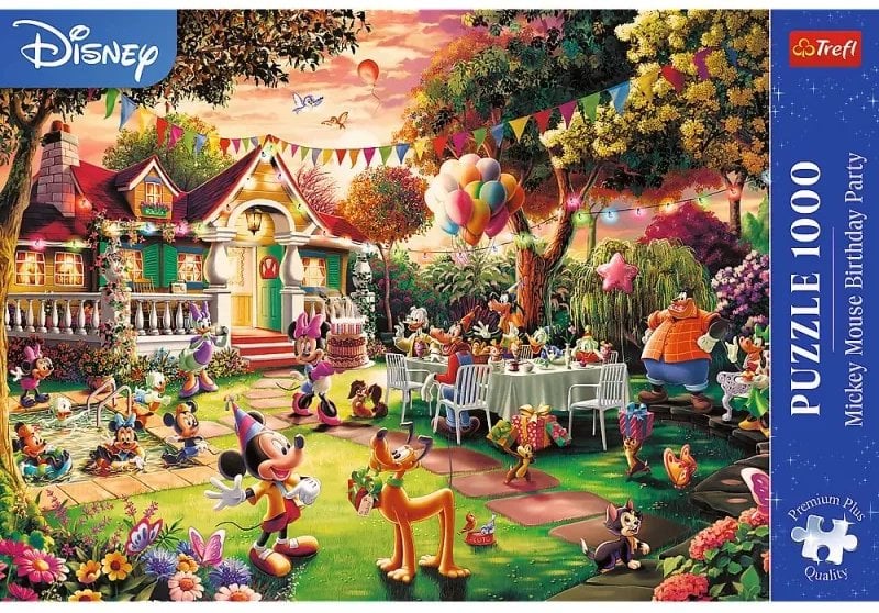 Trefl Puzzle Premium Plus Quality Przyjęcie urodzinowe Myszki Mickey 1000 elementów