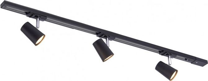 Lampa sufitowa Italux Listwa Italux Astley 914021 oprawa sufitowa ścienna spot 3x35W GU10 czarna