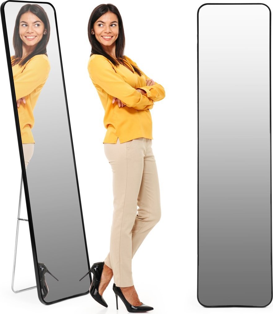 ModernHome Duże lustro stojące z możliwością powieszenia 159 cm ModernHome