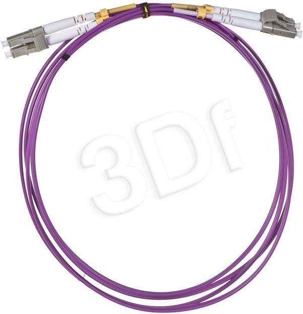 Alantec Patchcord światłowodowy, MM, OM4, LC-LC, duplex 50/125, 2m (FOC-LCLC-5MMD-2-4)