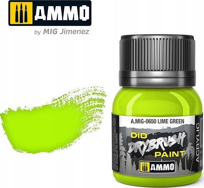 Vallejo Ammo: DIO Drybrush - Lime Green