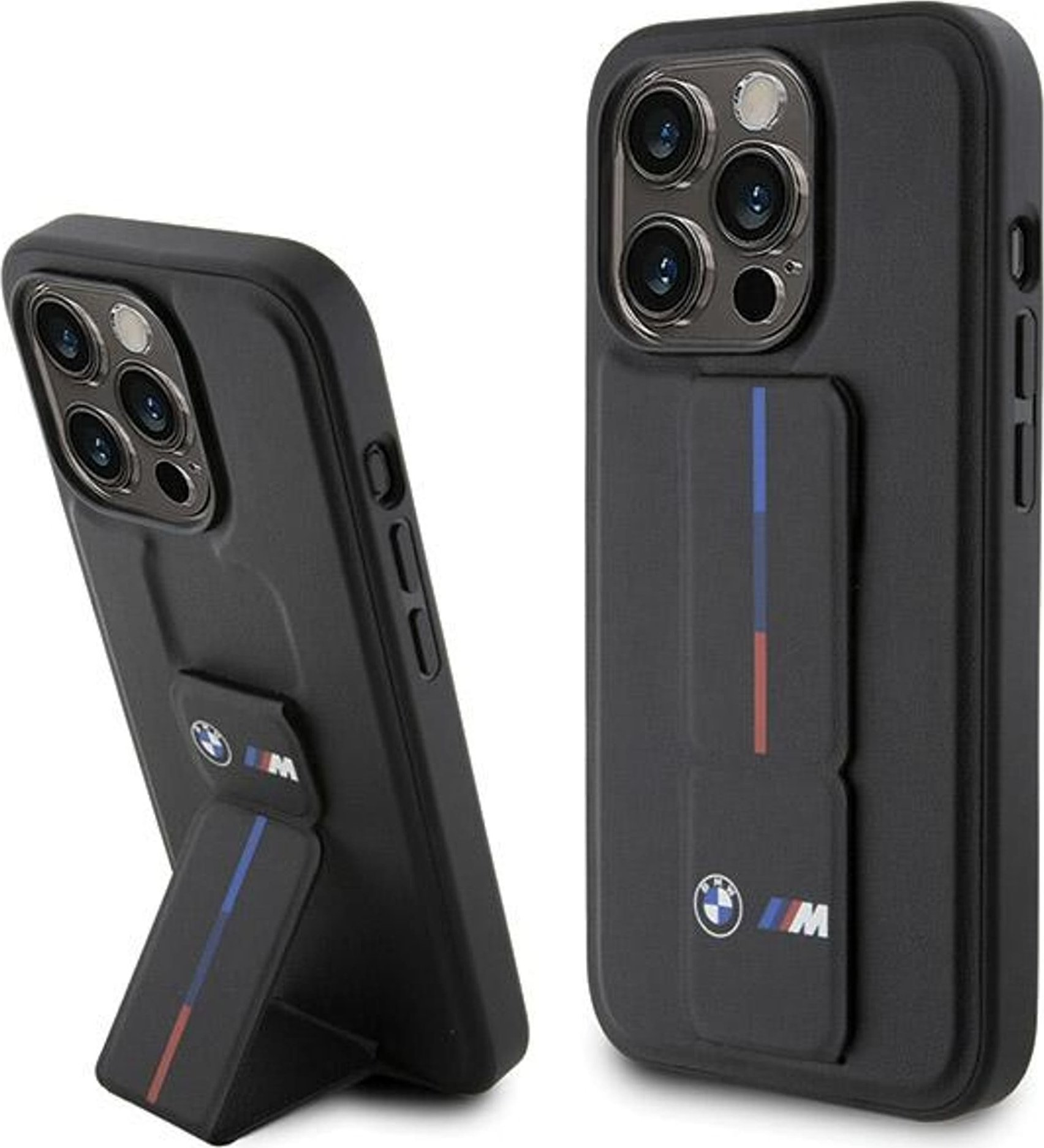 BMW Etui BMW BMHCP15X22GSLK iPhone 15 Pro Max 6.7" czarny/black hardcase Grip Hot Stamp