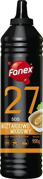 Fanex Sos musztardowo-miodowy 950 g