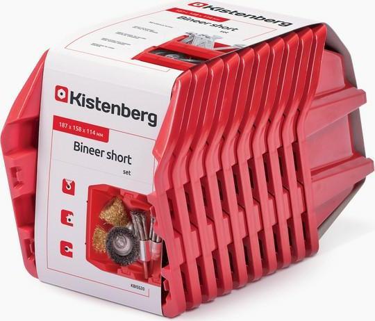 Prosperplast KUWETY 10 BINEER SHORT 10 SZT. CZERWONE 288x158x187mm KBISS20-3020