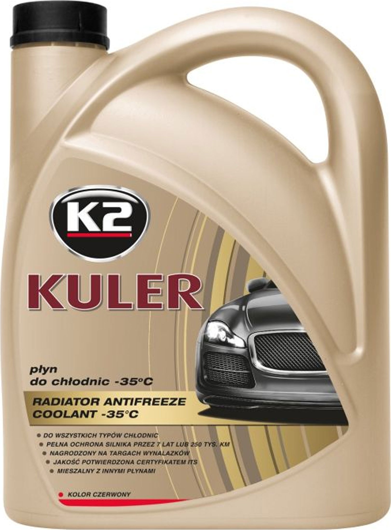 Osram K2 KULER PŁYN DO CHŁODNIC G12/G12+ CZERWONY -35 4L