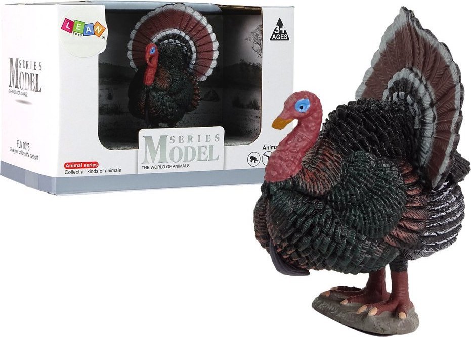 Figurka LeanToys Figurka Indyk Zwierzęta Domowe Farma