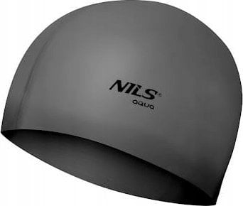 Nils Extreme NQC JEDNOKOLOROWY SL02 CIEMNOSZARY CZEPEK SILIKONOWY NILS AQUA