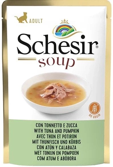 Schesir Soup Karma dla Kota Zupa Tuńczyk Dynia 85g