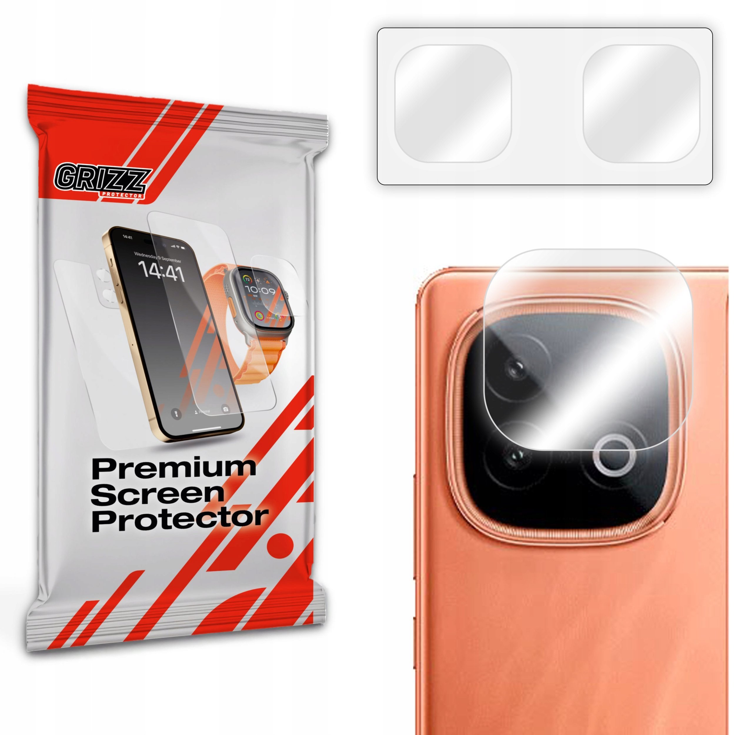 Szkło na aparat GrizzGlass HybridGlass Camera do Vivo iQOO Z10 Turbo