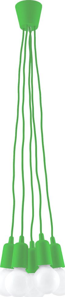 Lampa wisząca Lumes Zielona loftowa lampa wisząca - EX543-Diegi