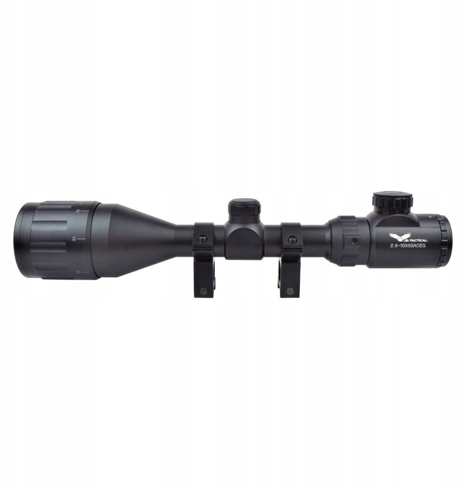 Luneta celownicza JS-Tactical 2,5-10x50 Mil-Dot szyna 22 mm