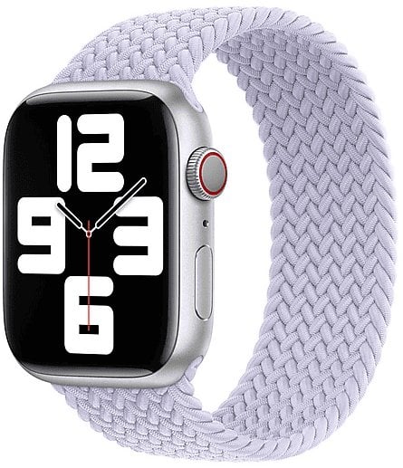 Apple Opaska WATCH BRAIDED STRAP SOLO MQYF3ZM/A 40/41/42MM PURPLE FOG SIZE 7 oryginalna plomba