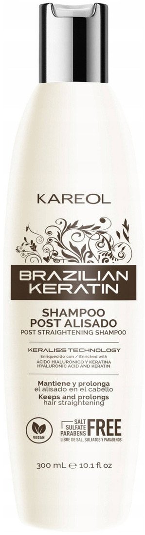 Kareol Brazilian Keratin Post Szampon wygładzający do włosów 300ml