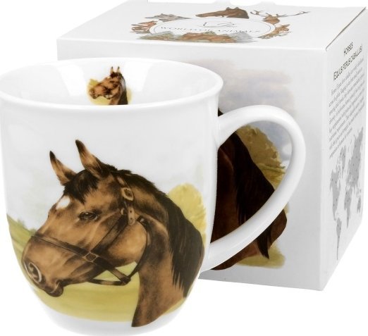 Kubek porcelanowy 400 ml PORTRET KONIA