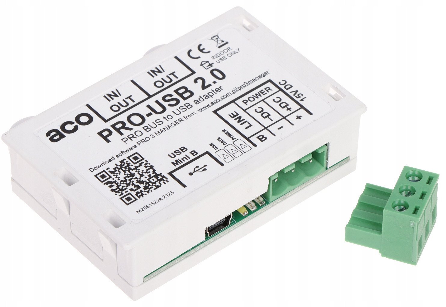 INTERFEJS PROGRAMOWANIA DOMOFONÓW PRO-USB/2.0 ACO