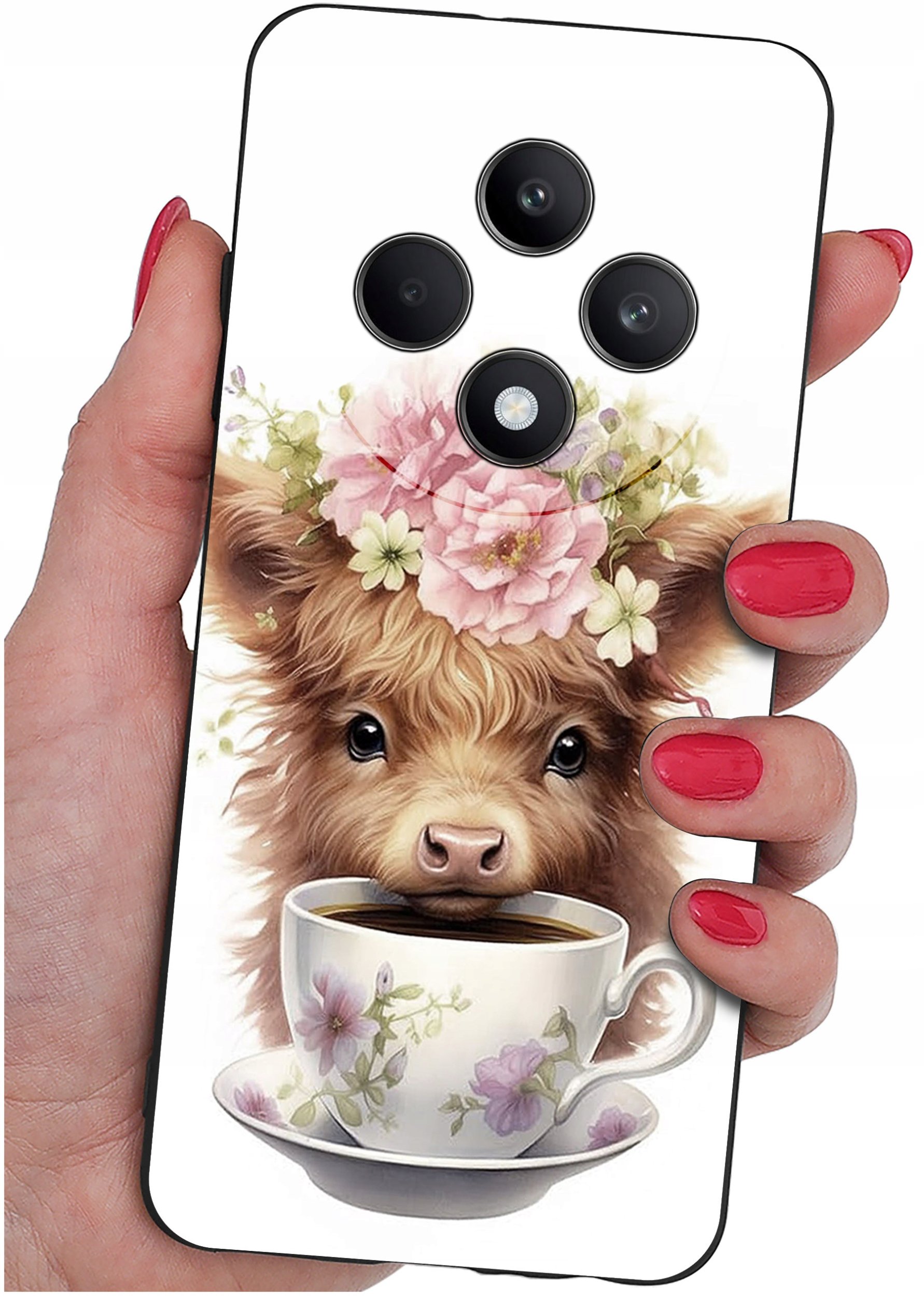 Etui do Oppo Reno 12 F 5G | 12 FS 5G WZORY |SILIKONOWE MATT CASE + SZKŁO 9H