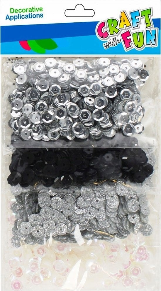 Craft with Fun CEKINY GLADKIE 4MIX 7MM CF PBH 40/400