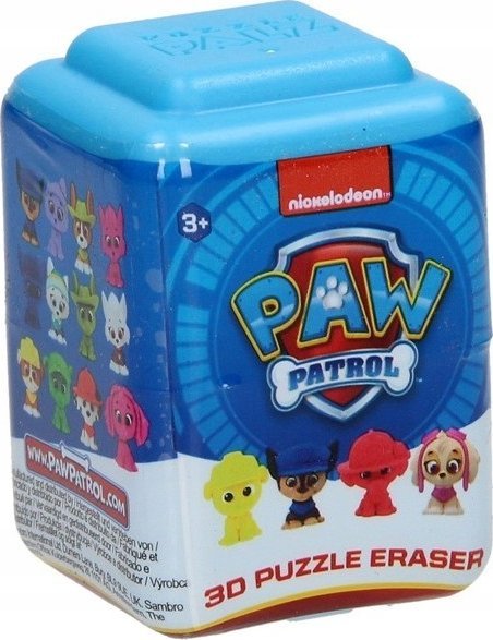 Psi Patrol Pachnąca Gumka Niespodzianka Puzzle 3D