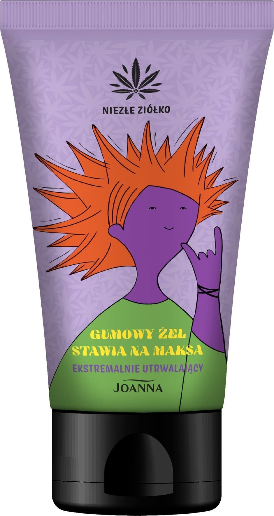 Joanna JOANNA Niezłe Ziółko Gumowy Żel do włosów extremalnie utrwalający "Stawia na Maksa" 150g