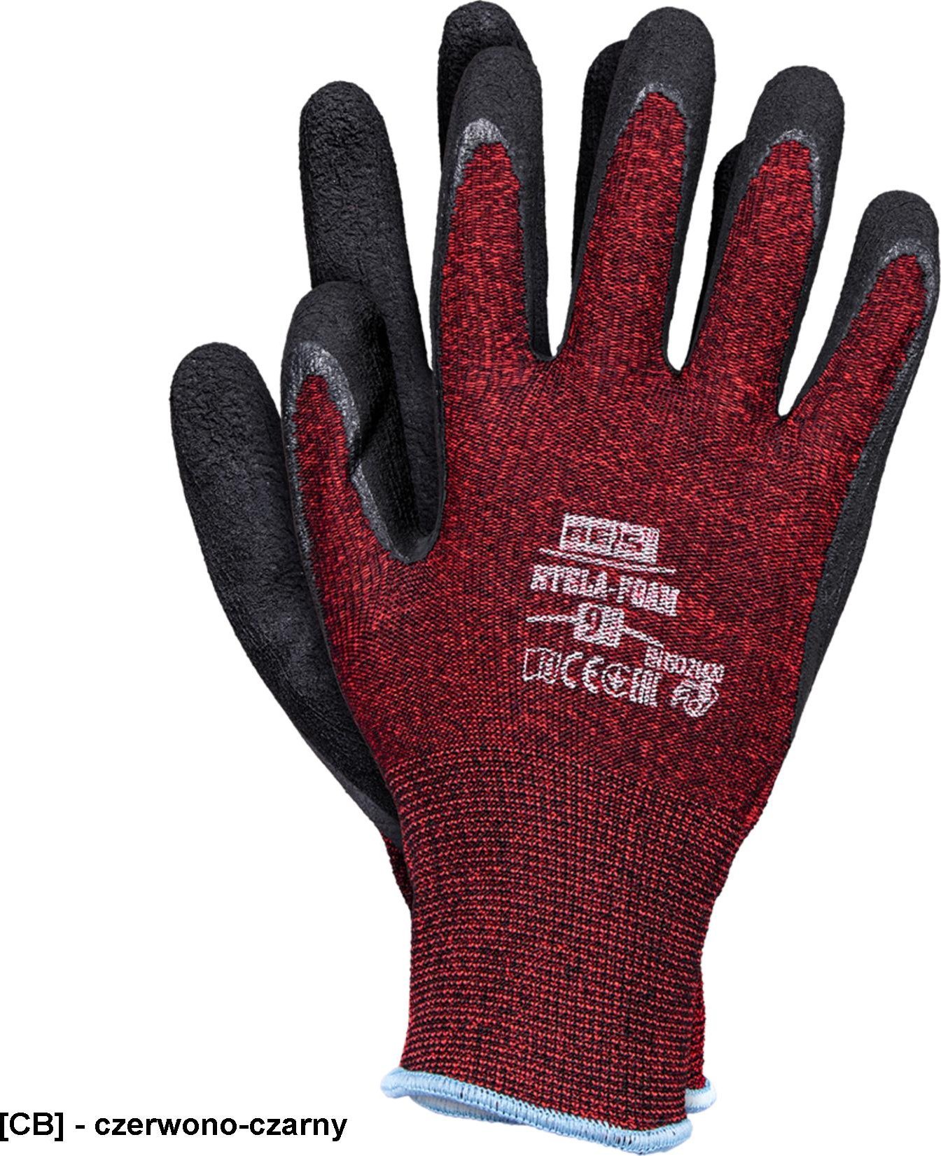 R.E.I.S. RTELA-FOAM - Rękawice ochronne powlekane spienionym lateksem 8