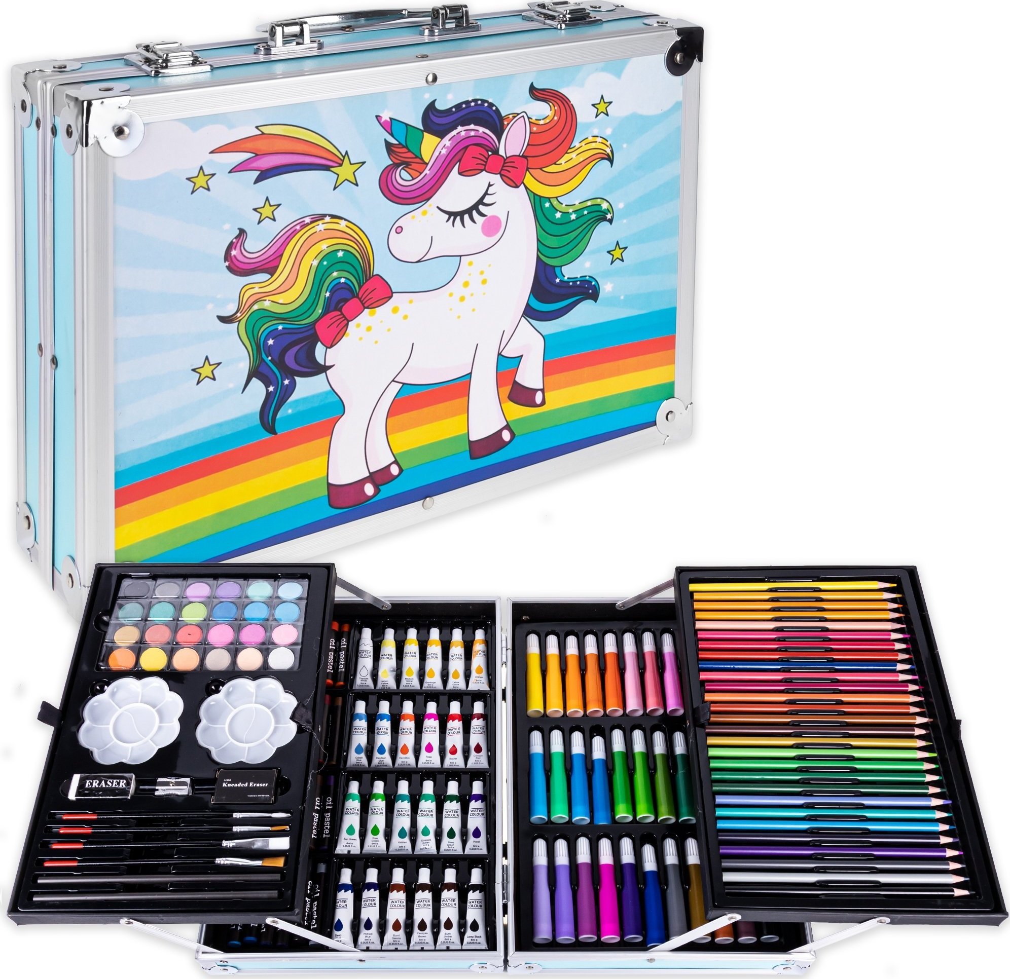 AIG Zestaw Artystyczny Do Malowania W Walizce Kredki