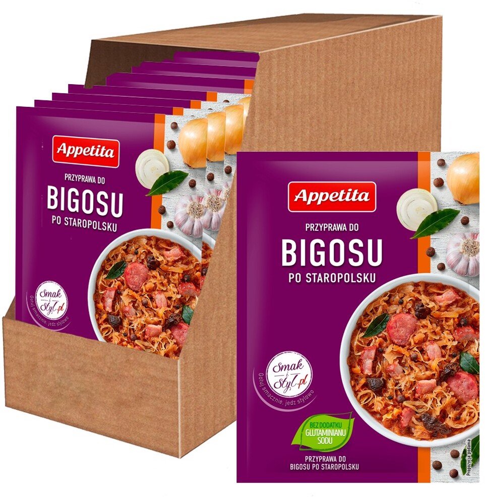 Appetita Przyprawa do bigosu po staropolsku 20 g x 25 sztuk