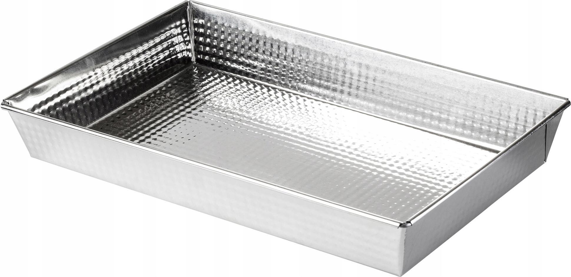 Kadax BLACHA FORMA DO PIECZENIA CIASTA FAKTUROWANA 40cm