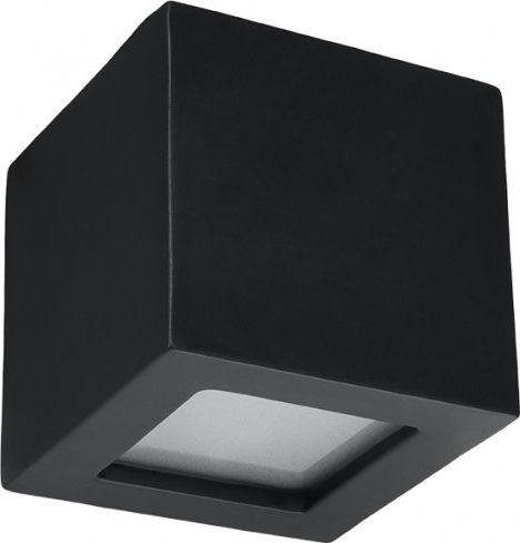 Kinkiet Sollux Kinkiet ceramiczny LEO czarny