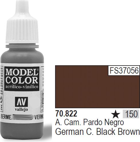 Vallejo VALLEJO Farba Nr150 German Black 17ml - 70822