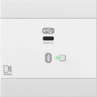 Audac AUDAC NWP400/W Sieciowy panel wejściowy audio - USB Type-C Wersja biała