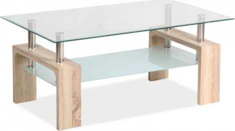 Signal ŁAWA LISA BASIC II TRANSP./DĄB SONOMA 100x60x55