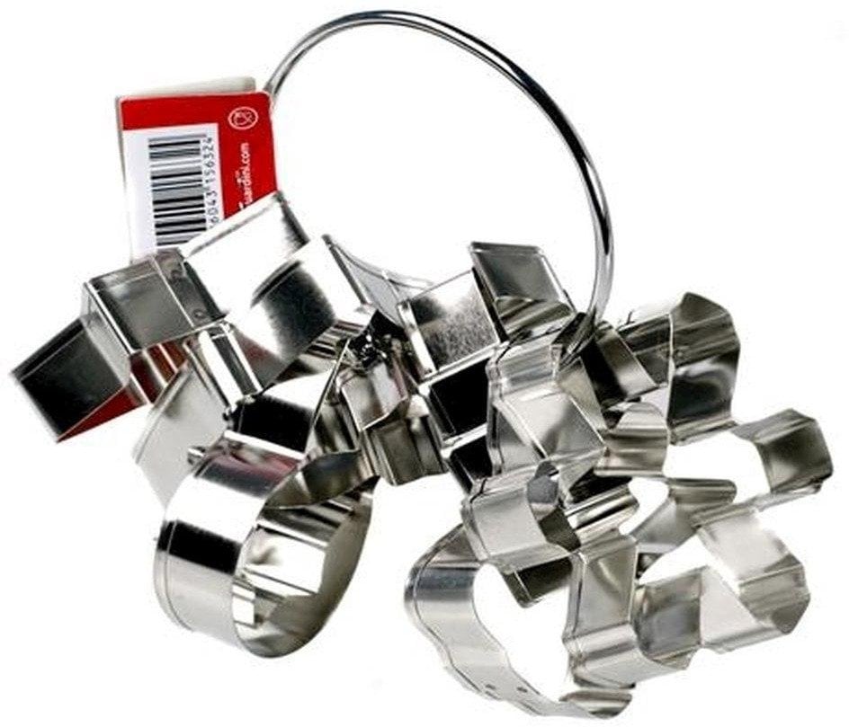 Piparkuku forminu komplekts 8 gab. metala rinkiti 8006043008418