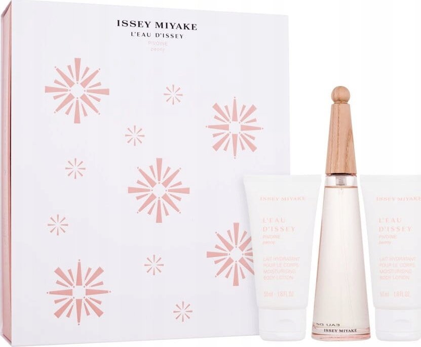 Issey Miyake Xmas 2023 Set Issey Miyake: L'Eau d'Issey Pivoine Peony, Moisturizing, Body Lotion, x2 pcs, 50 ml + L'Eau d'Issey Pivoine Peony, Eau De T