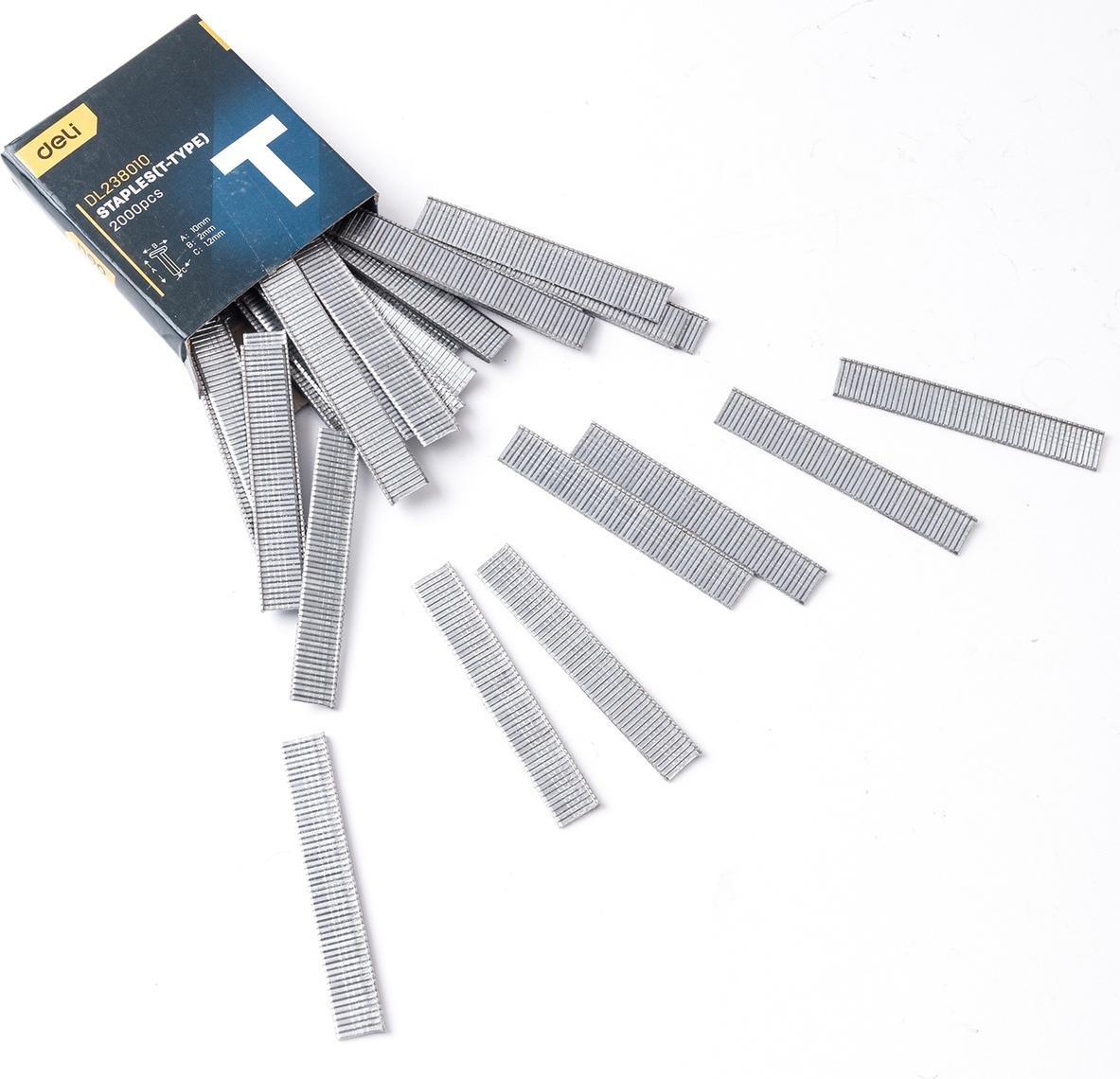 Deli Zszywki typ T Deli Tools EDL238010, 2000 sztuk