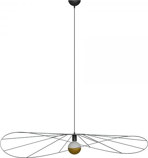 Lampa wisząca Lumes Czarna industrialna lampa wisząca 70 cm - EX599-Eskolo