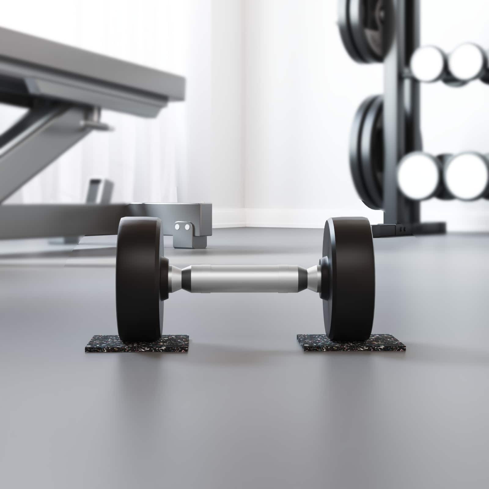 vidaXL Rolka z gumy czarna