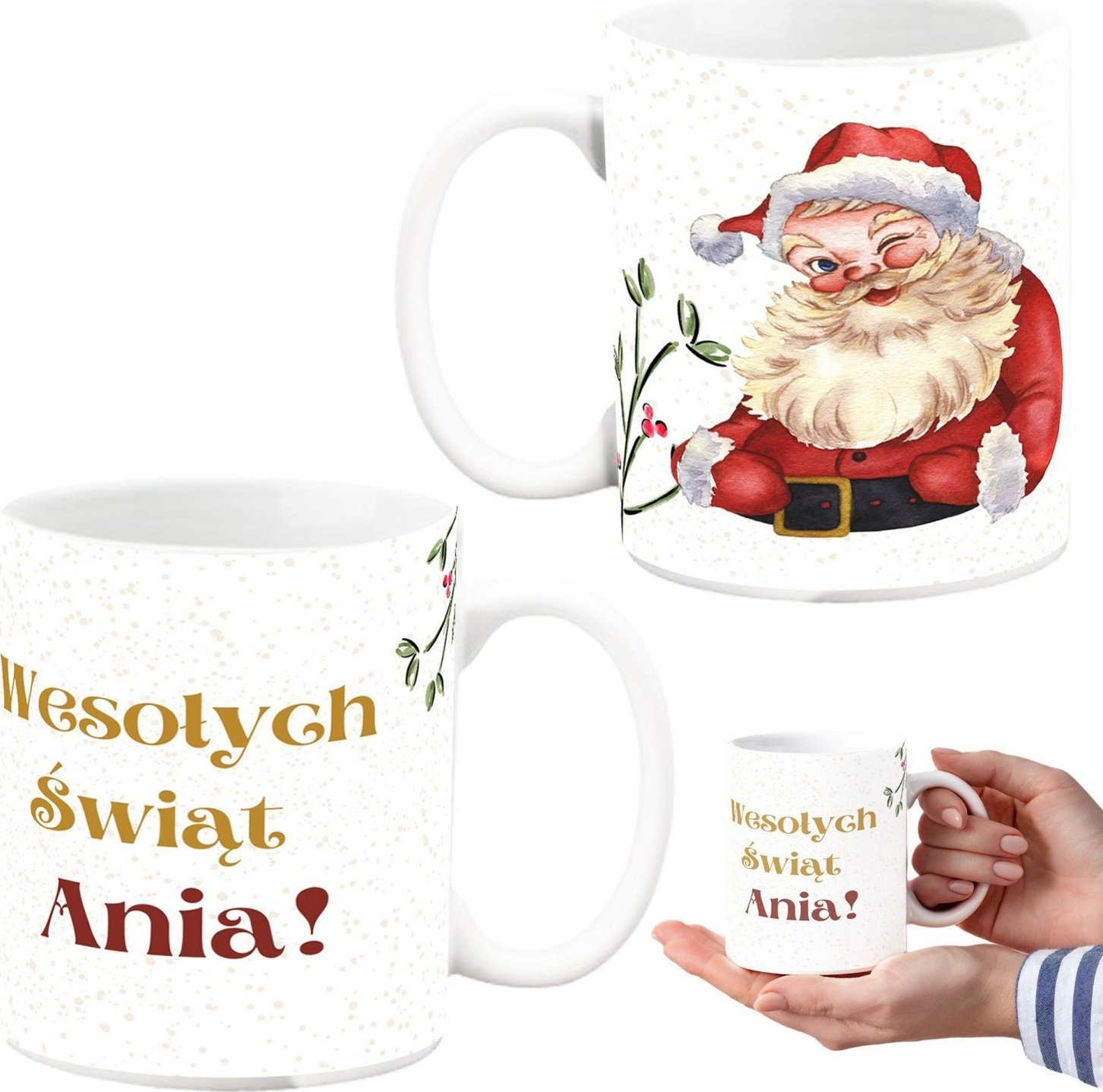 PrzydaSie Kubek Boże Narodzenie Mikołaj Mikołajki Święta Świąteczny Prezent Bn1