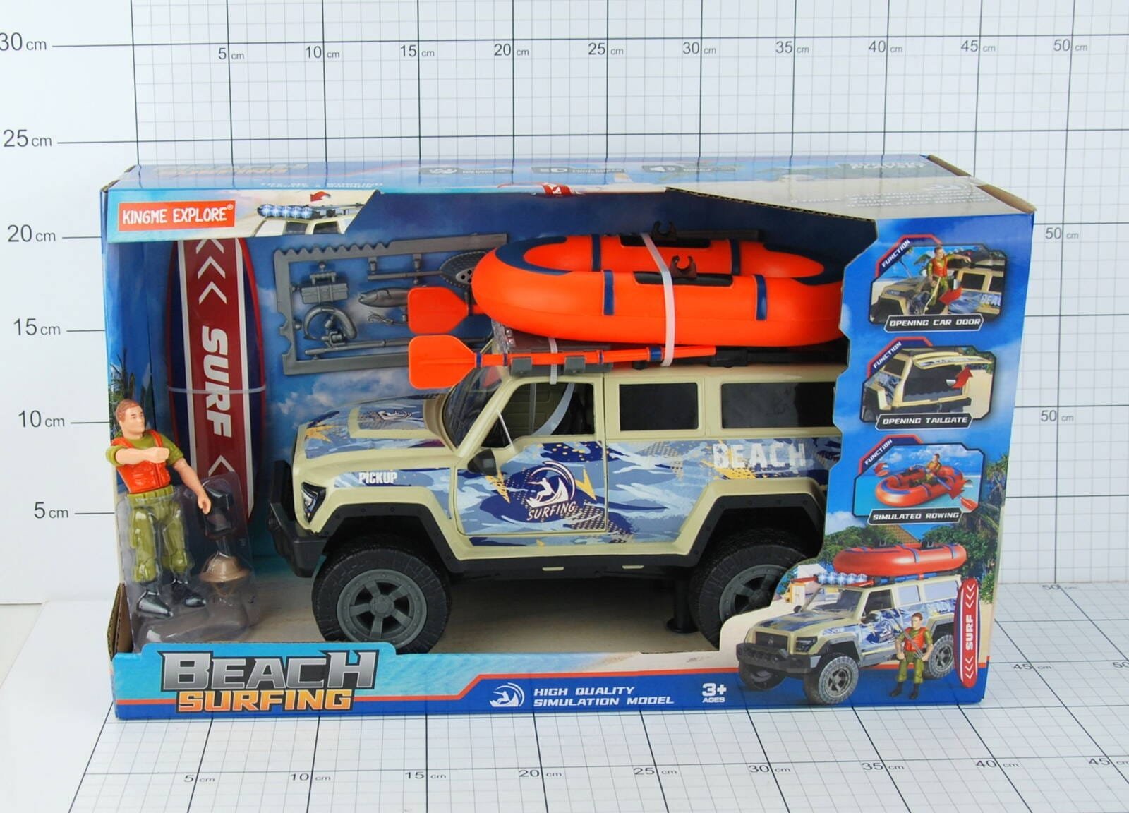 Dromader JEEP ŚW./DŹW. W PUDEŁKU