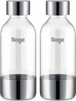 Sage Butelki do saturatora SCA002BSS 0,6l 2 sztuki